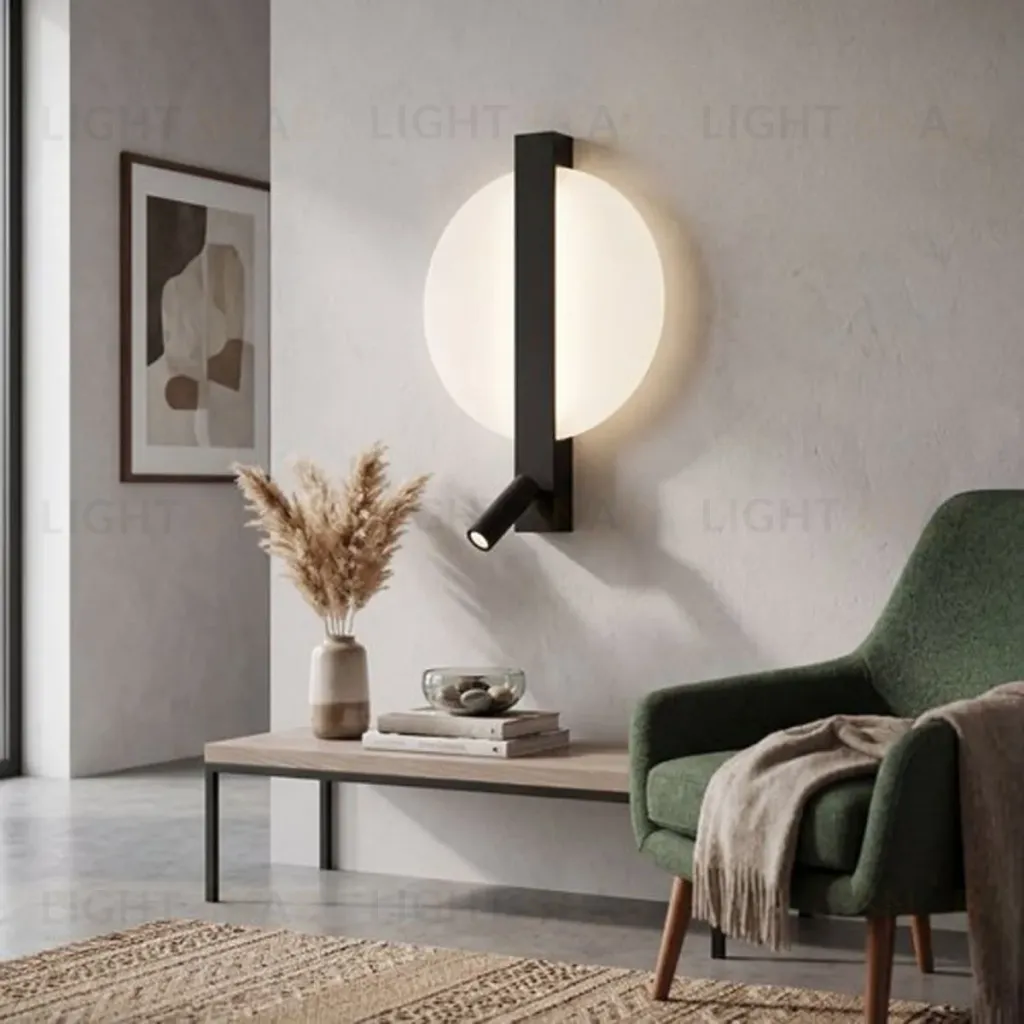 Настенный светильник Reluce 86212-9.2-001CT LED8+3W BK 86212-9.2-001CT LED8+3W BK