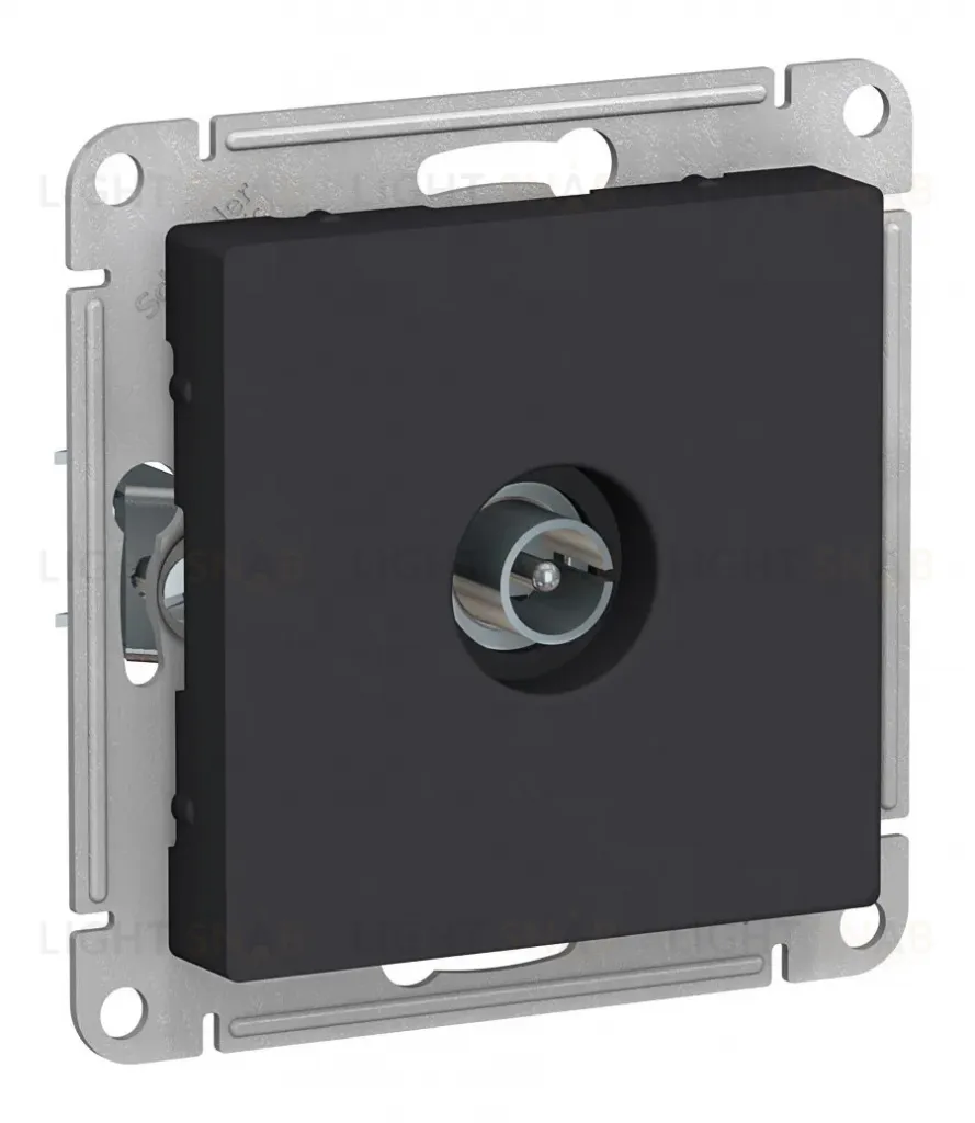 ТВ-розетка оконечная, механизм Systemе Electric AtlasDesign Карбон ATN001093 ATN001093