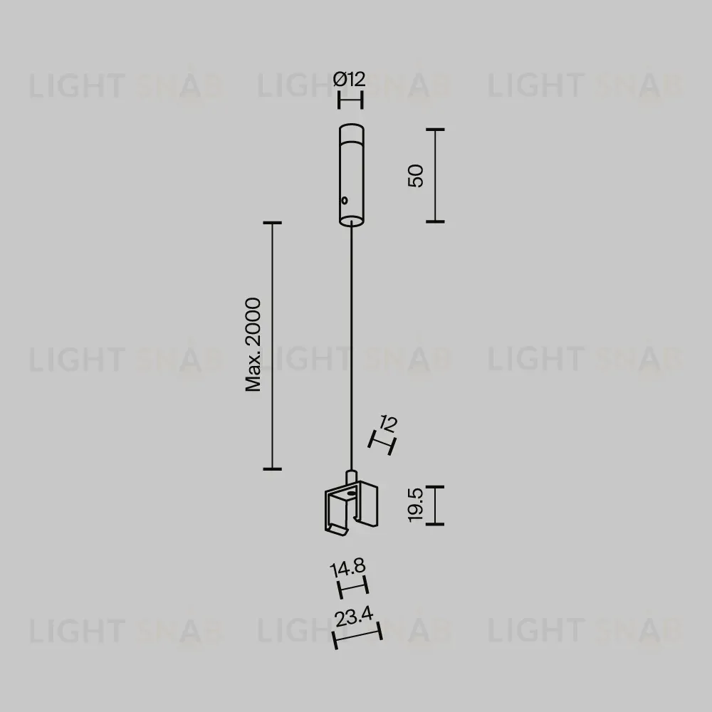 Крепление Maytoni Technical Exility X TRA239SW-2B TRA239SW-2B