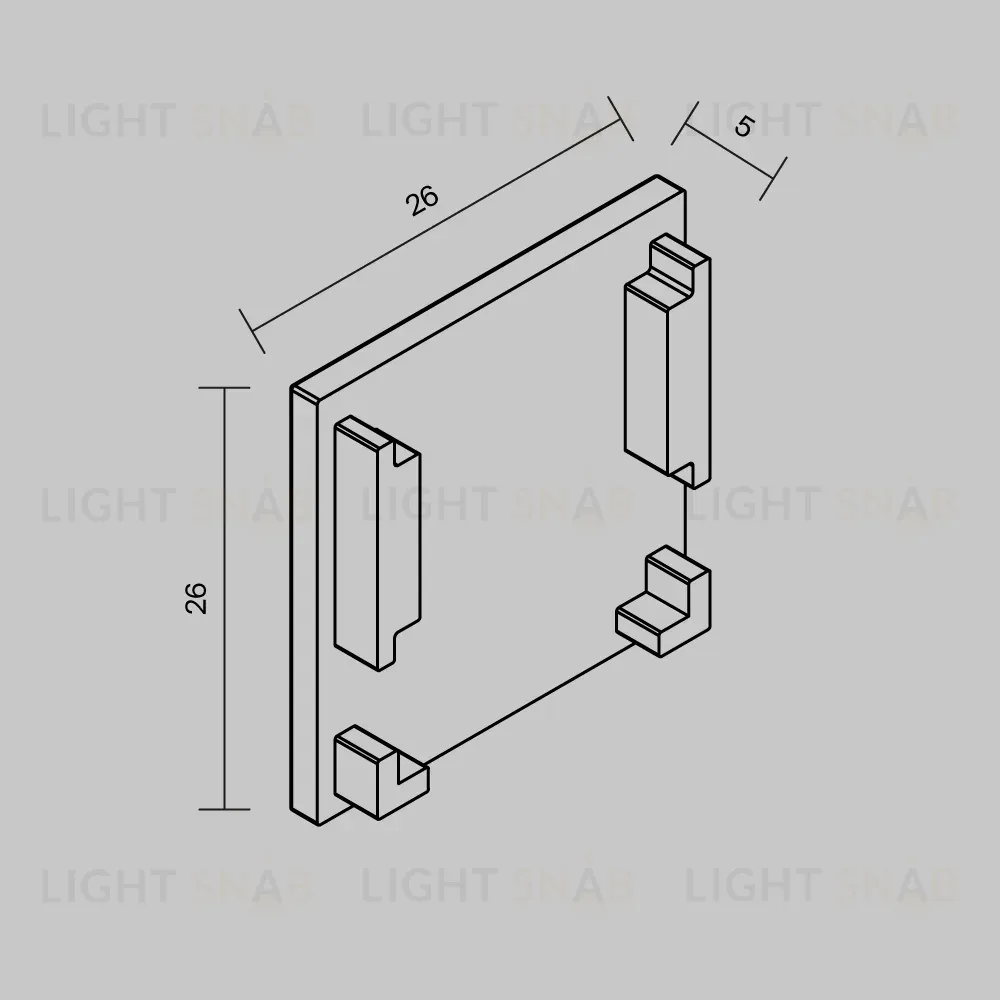 Заглушка Maytoni Technical Exility TRAMN034EC-41B TRAMN034EC-41B