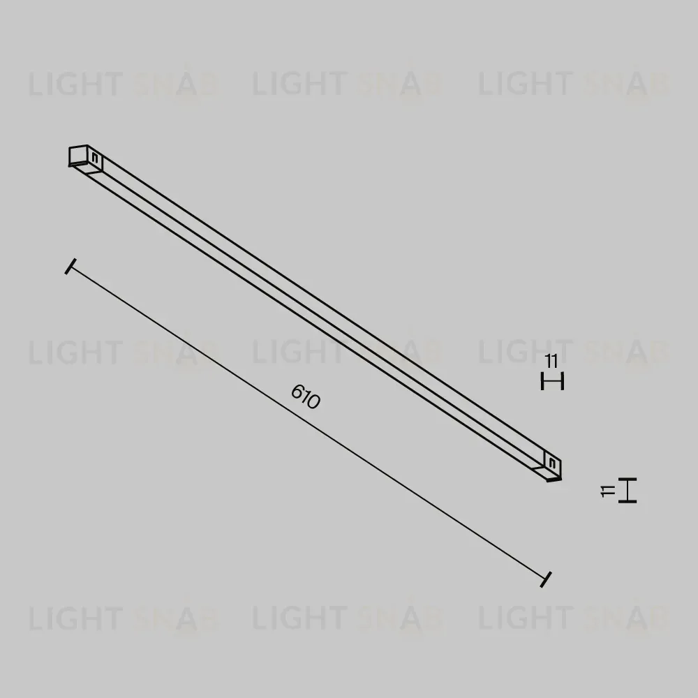 Трековый светильник Maytoni Technical Exility X TR240-2-12W4K-B TR240-2-12W4K-B