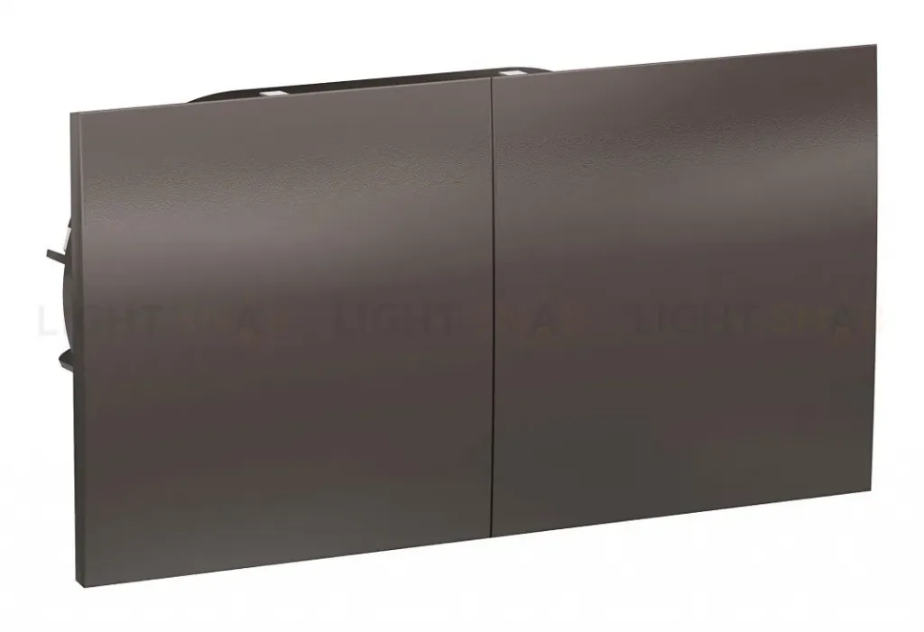 Розетка с/з двойная, со шторками, с крышкой, 16А, в сборе Systeme Electric AtlasDesign Мокко ATN000628 ATN000628