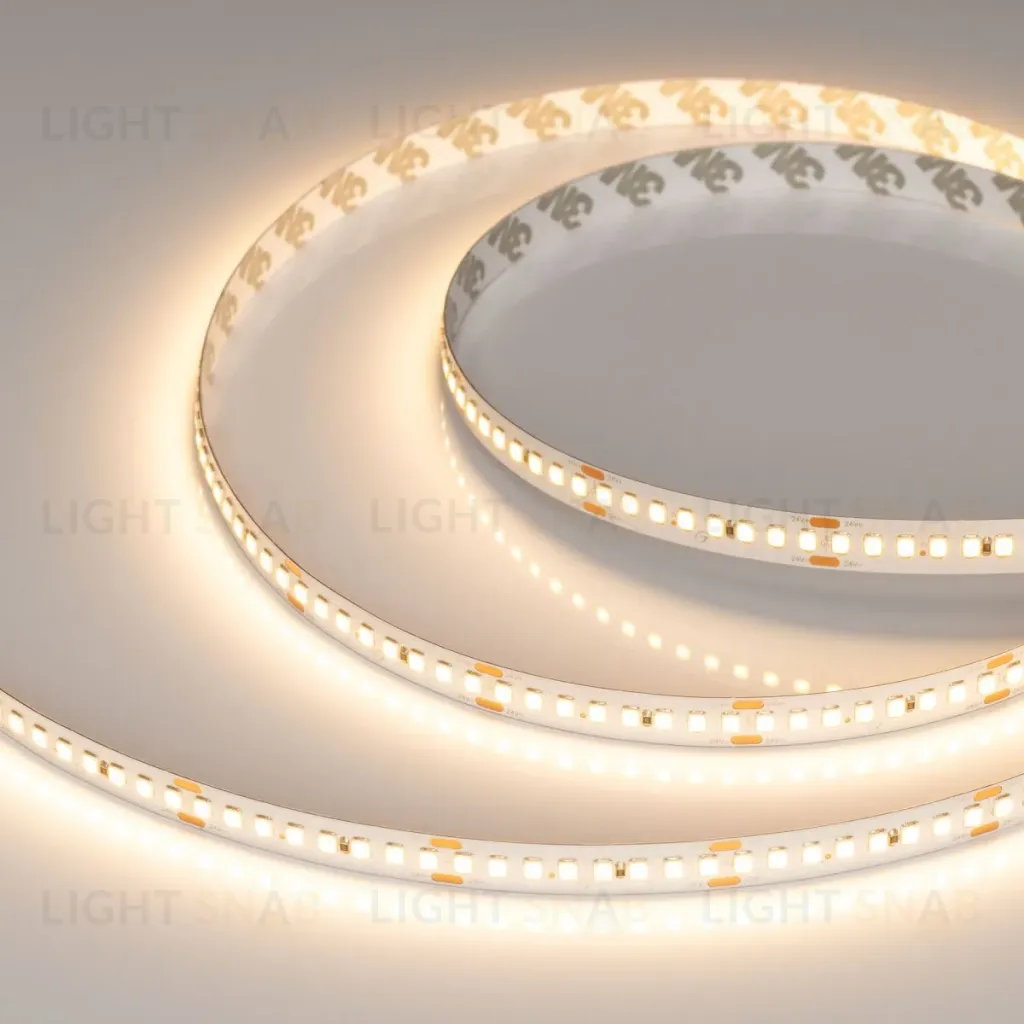 Светодиодная лента Arlight RT-A192-10mm 24V Warm2700 (17.6 W/m, IP20, 5m) (высок.эфф.150 лм/Вт) 038776(1) 038776(1)