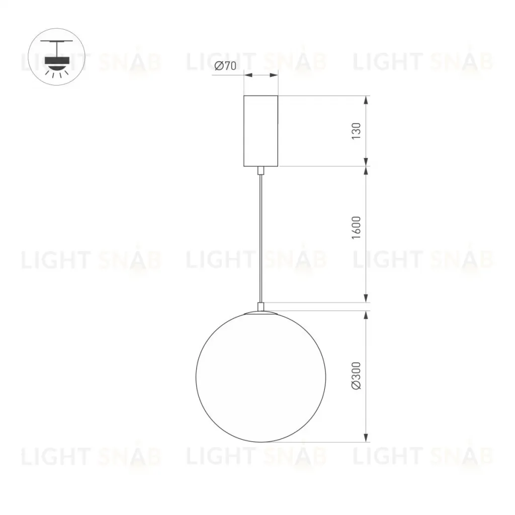 Подвесной светильник Arlight SP-SILKA-HANG-R300-7W Warm2700 (WH, 330 deg, 230V) (IP20, Натуральный шелк) 061916 061916