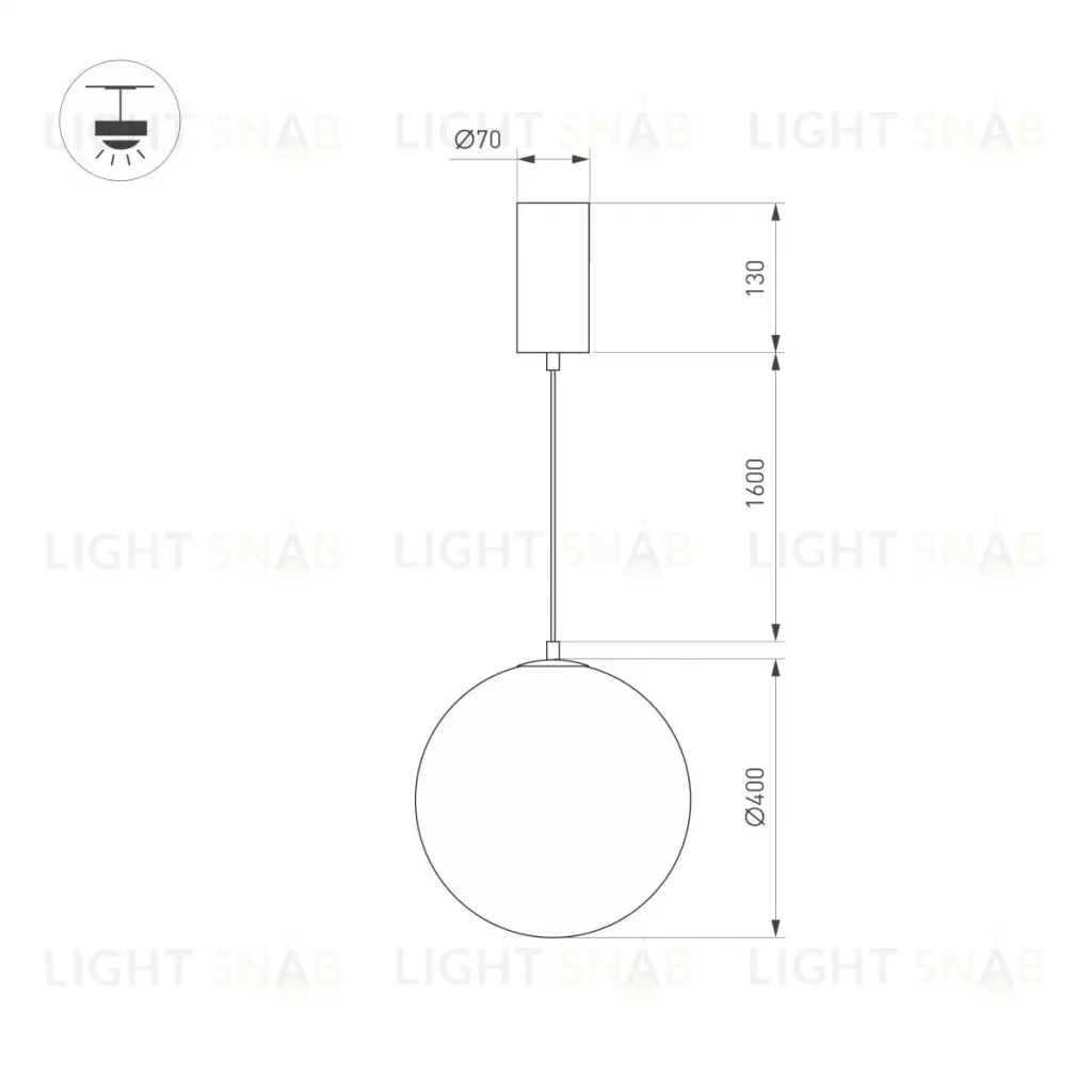 Подвесной светильник Arlight SP-SILKA-HANG-R400-12W Warm2700 (WH, 330 deg, 230V) (IP20, Натуральный шелк) 056880 056880