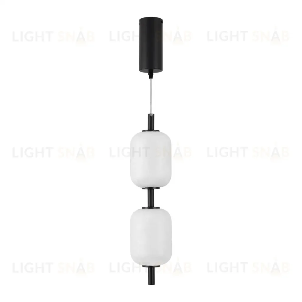 Подвесной светильник Arlight SP-CARAMELA-HANG-R120-7W Warm2700 (BK, 300 deg, 230V) (IP20, Натуральный шелк) 056886 056886