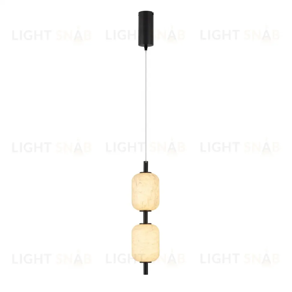 Подвесной светильник Arlight SP-CARAMELA-HANG-R120-7W Warm2700 (BK, 300 deg, 230V) (IP20, Натуральный шелк) 056886 056886