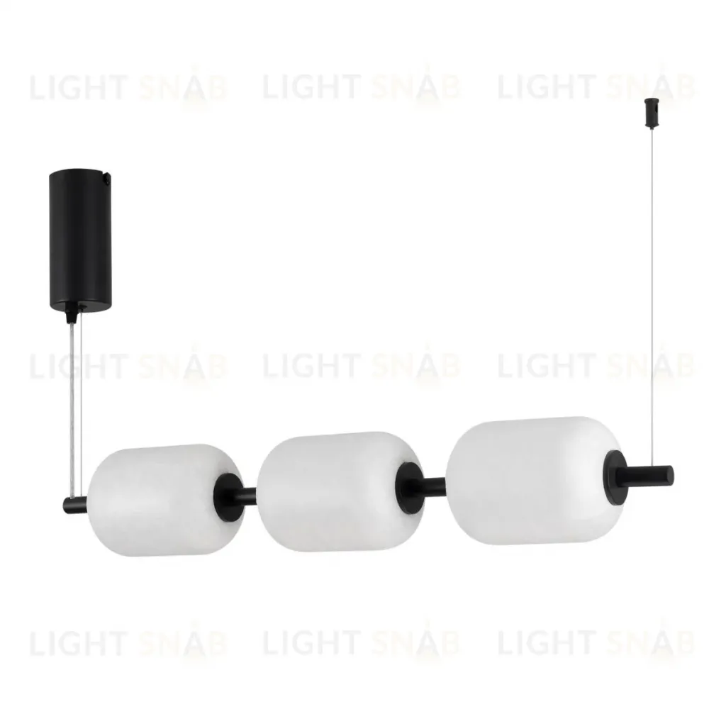 Подвесной светильник Arlight SP-CARAMELA-HANG-L720-12W Warm2700 (BK, 360 deg, 230V) (IP20, Натуральный шелк) 056885 056885