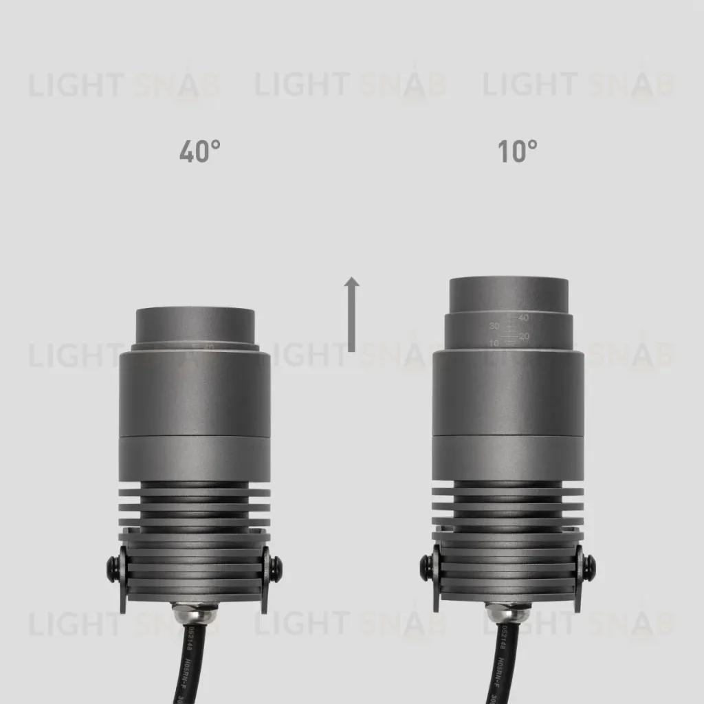 Прожектор Arlight ALT-RAY-ZOOM-R52-8W Day4000 (WH, 10-40 deg, 230V) (IP67 Металл) 042677(1) 042677(1)