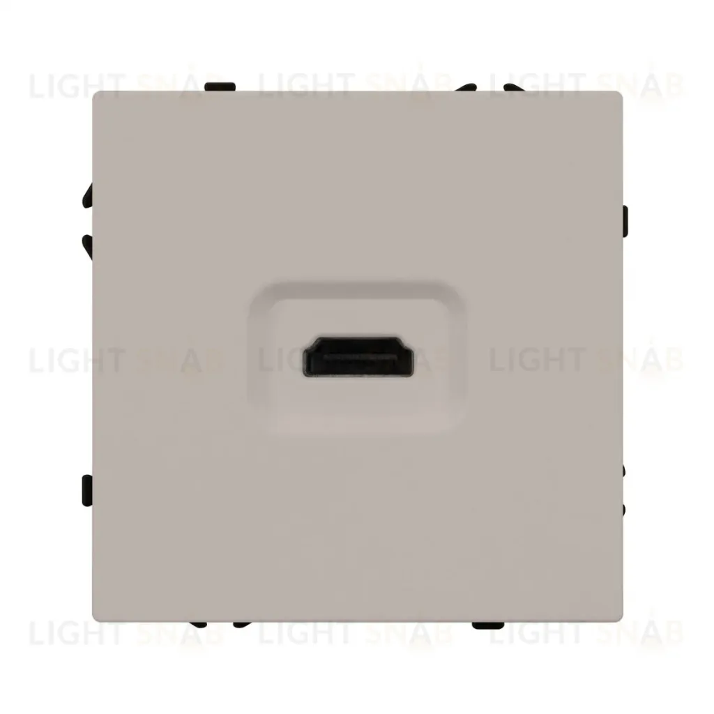 Механизм HDMI розетки Arlight SCT-NOBE-MHD1-SFPL-CA (Кашемир) 061842 061842