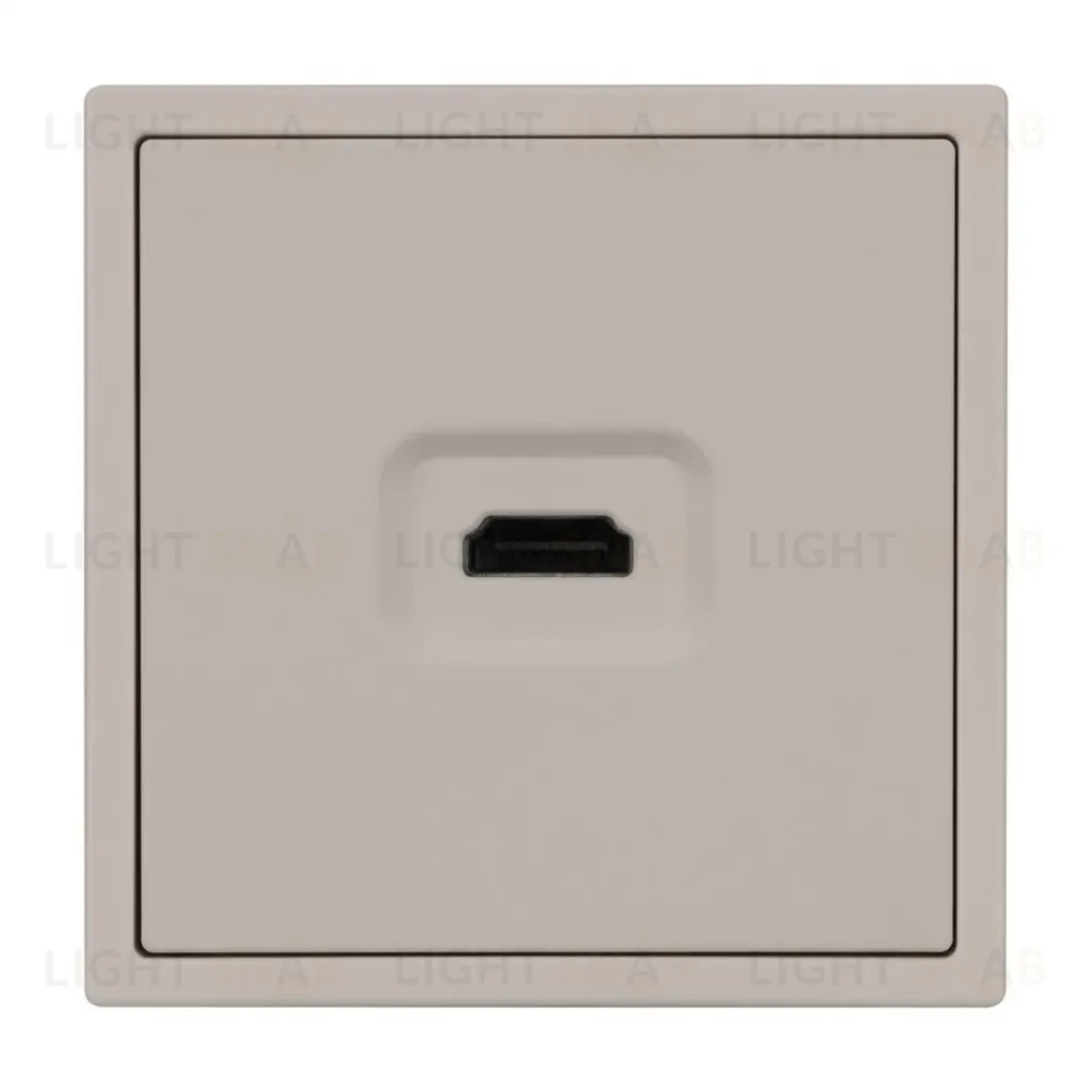 Механизм HDMI розетки Arlight SCT-NOBE-MHD1-SFPL-CA (Кашемир) 061842 061842