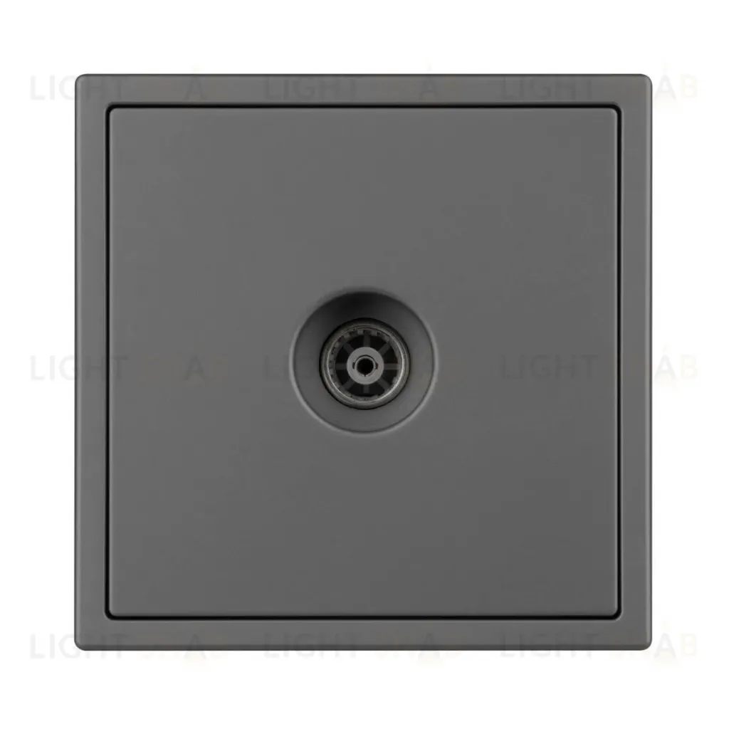 Механизм телевизионной розетки Arlight SCT-NOBE-MTV1-SFPL-GR (Серый базальт) 054295 054295