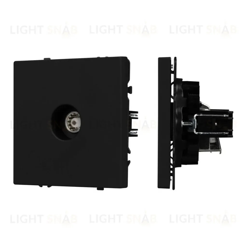 Механизм телевизионной розетки Arlight SCT-NOBE-MTV1-SFPL-BK (Черный оникс) 054293 054293