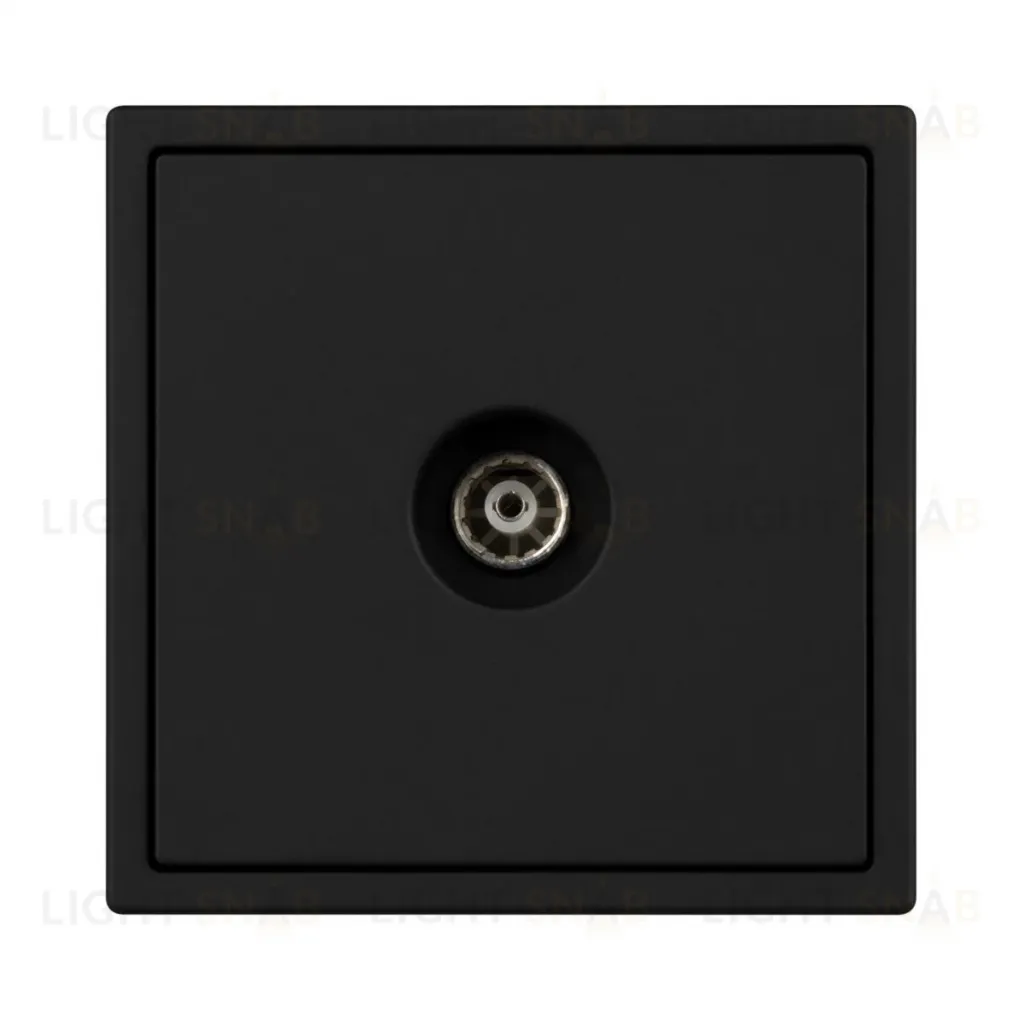 Механизм телевизионной розетки Arlight SCT-NOBE-MTV1-SFPL-BK (Черный оникс) 054293 054293