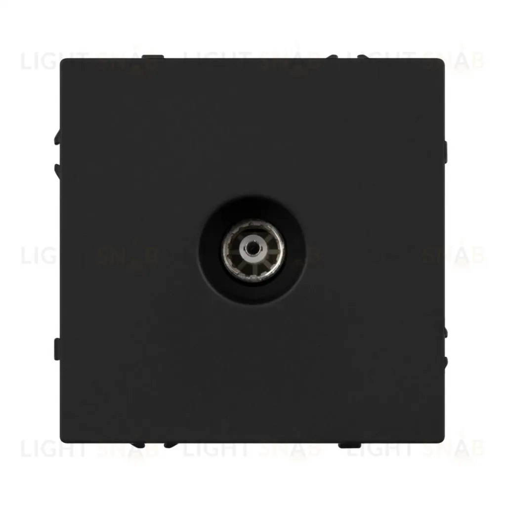 Механизм телевизионной розетки Arlight SCT-NOBE-MTV1-SFPL-BK (Черный оникс) 054293 054293