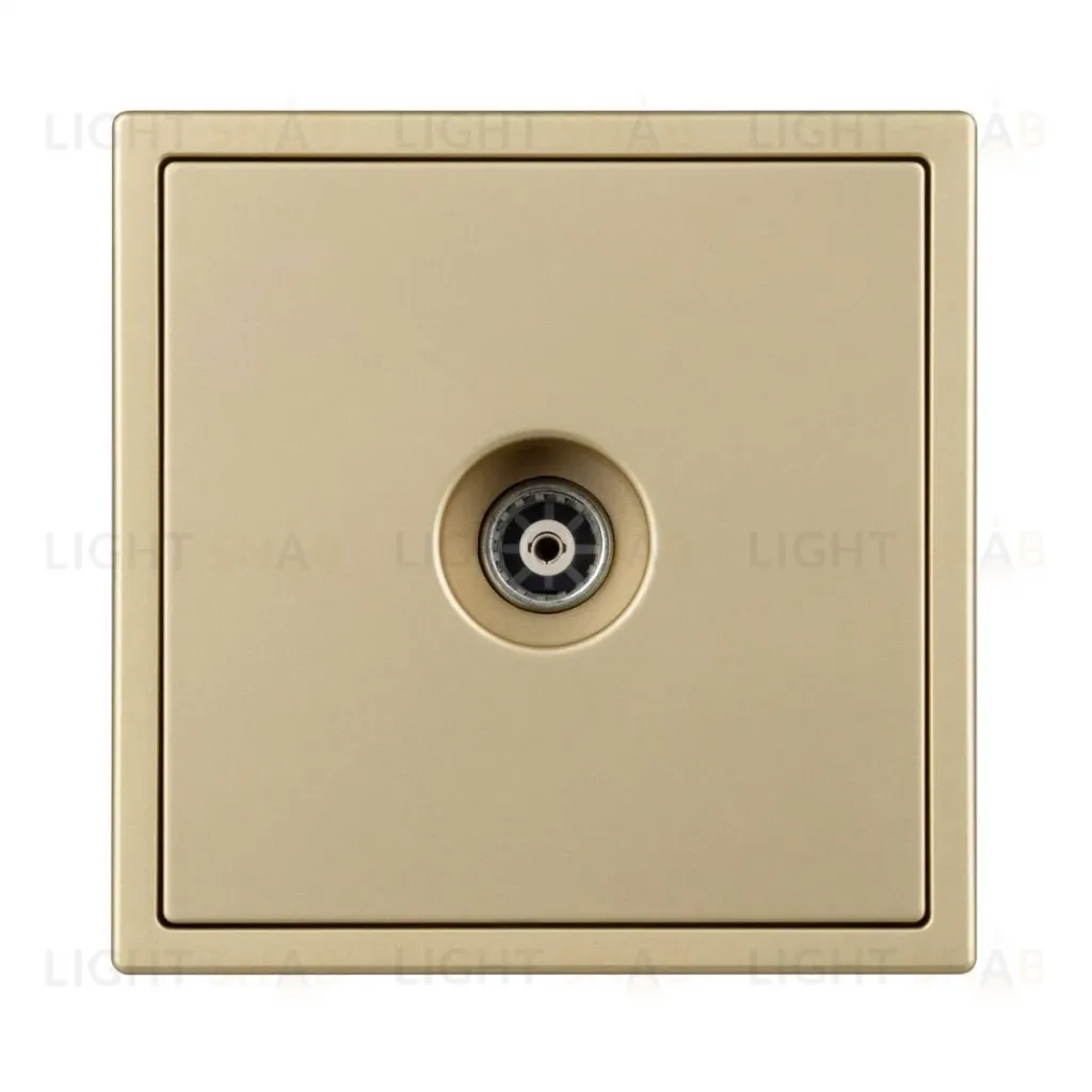 Механизм телевизионной розетки Arlight SCT-NOBE-MTV1-SFPL-GD (Золотой песок) 054294 054294