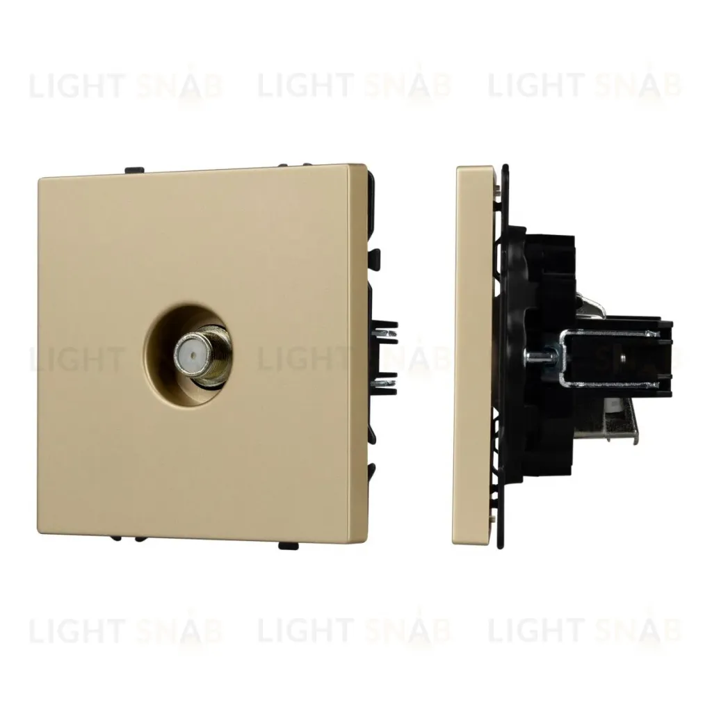 Механизм спутниковой розетки Arlight SCT-NOBE-MST1-SFPL-GD (SAT) (Золотой песок) 054298 054298