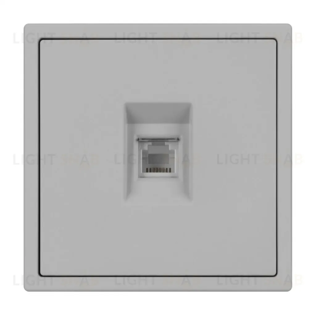 Механизм телефонной розетки Arlight SCT-NOBE-MTL1-SFPL-IS (RJ-11, 4C) (Никель) 061893 061893