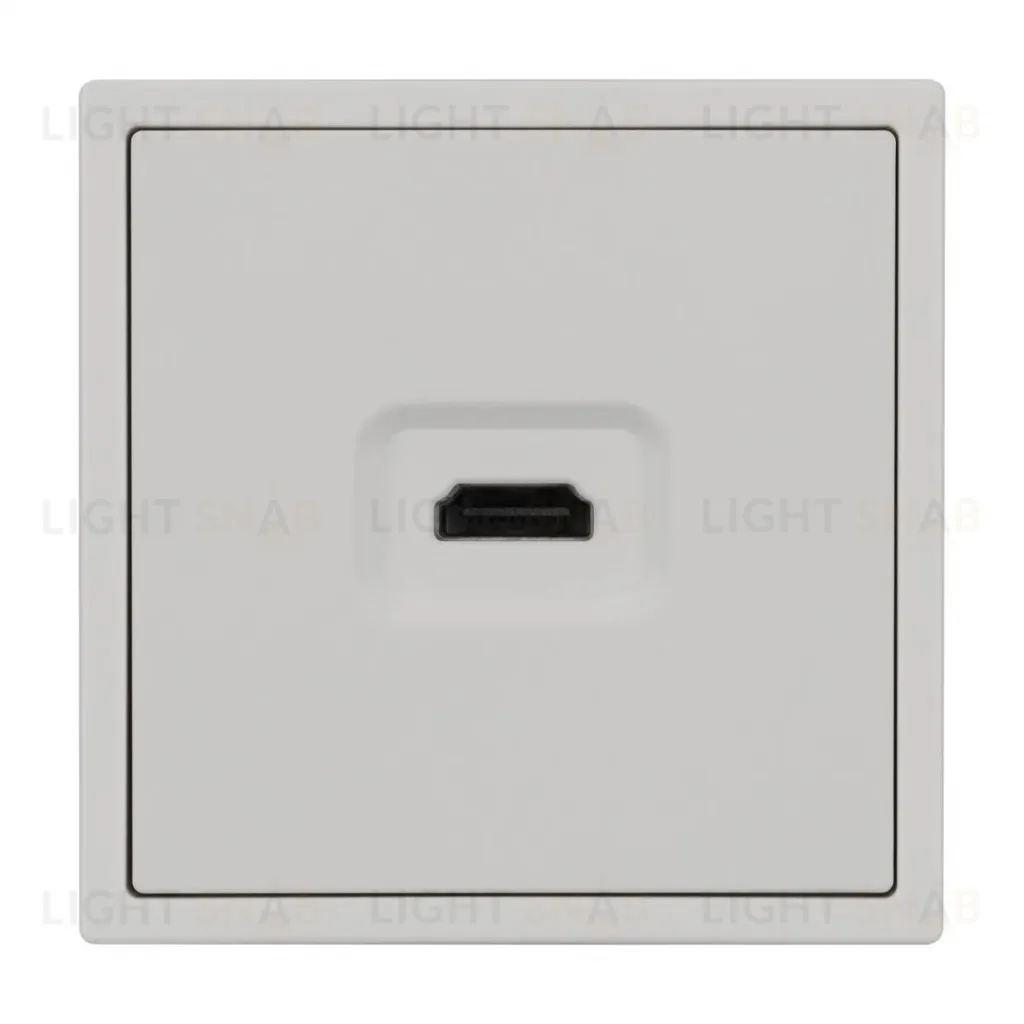 Механизм HDMI розетки Arlight SCT-NOBE-MHD1-SFPL-IS (Никель) 061845 061845