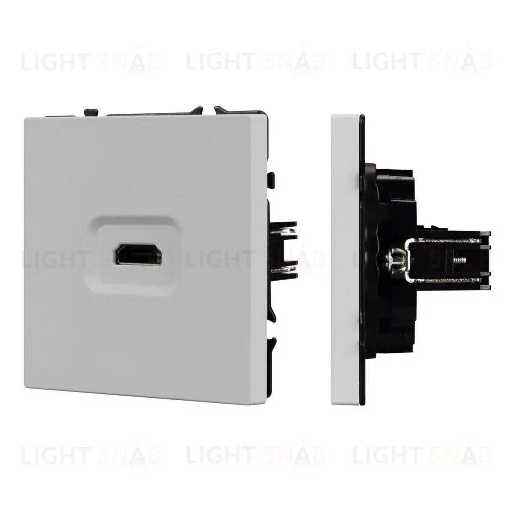Механизм HDMI розетки Arlight SCT-NOBE-MHD1-SFPL-IS (Никель) 061845 061845