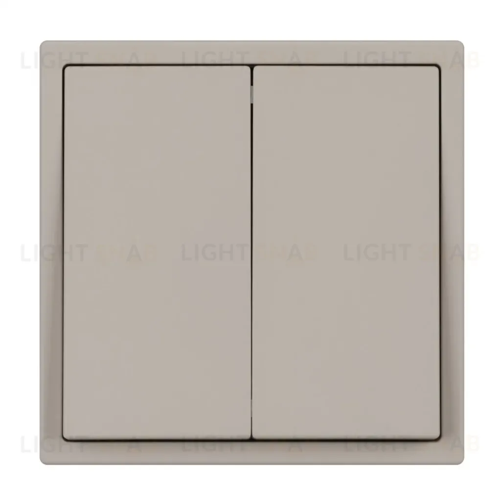 Механизм выключателя двухклавишный перекрестный Arlight SWT-NOBE-MKX2-SFPL-CA (230V, 10A) (Кашемир) 061791 061791