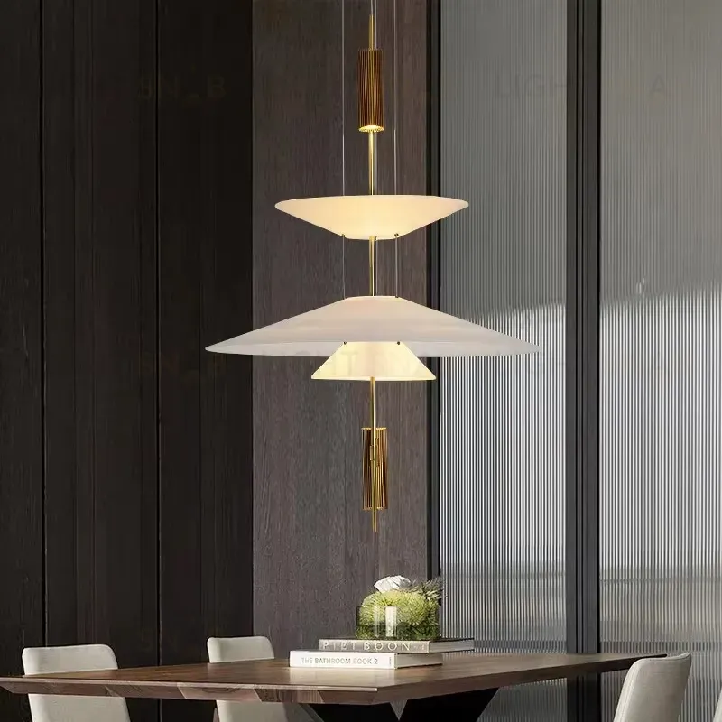 Подвесной светильник Delight Collection 9221P/S gold/white 9221P/3(S) gold/white