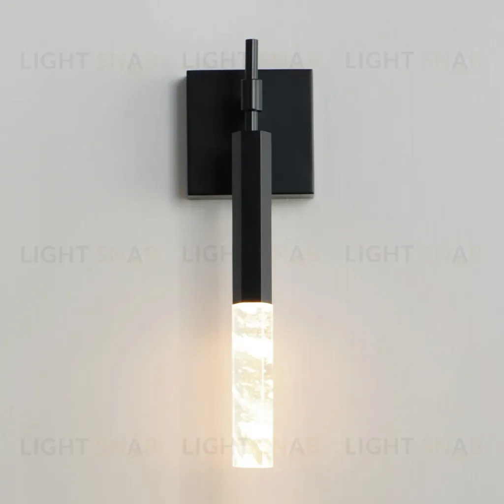 Настенный светильник Delight Collection Vita 1A matt black MB7747-1A matt black