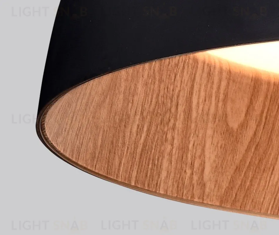 Потолочный светильник Delight Collection C0207-600A Black and Wood C0207-600A black/wood