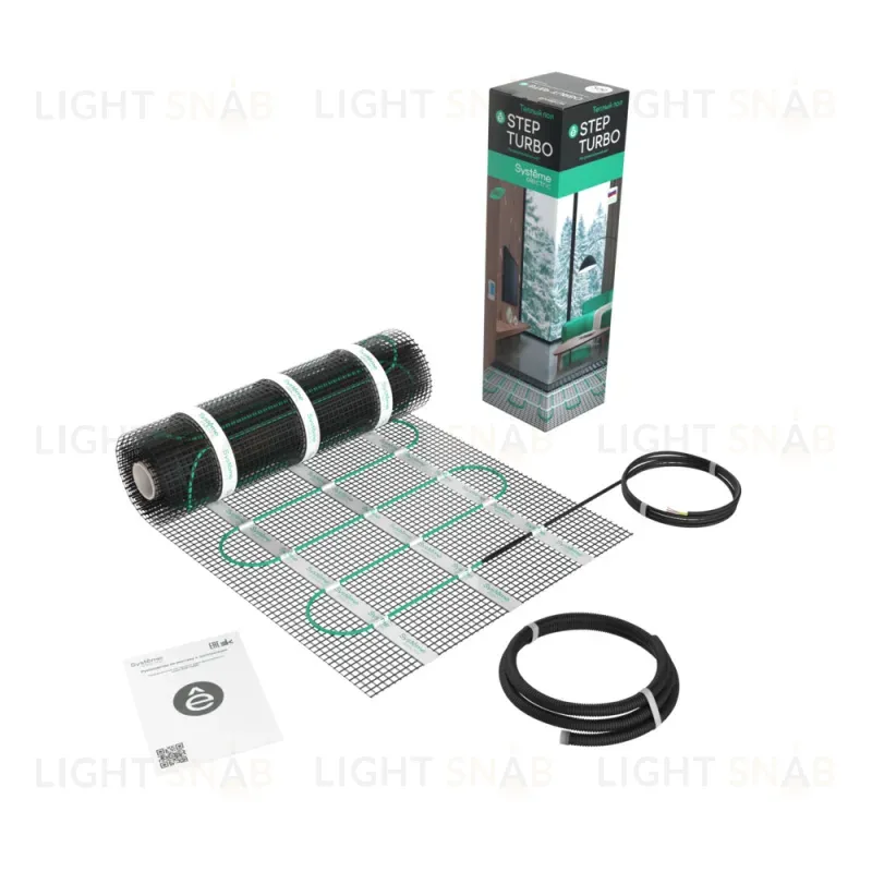 Мат нагревательный 200 Вт/м2, 800 Вт, 4 м2 Systeme Electric Step Turbo STM200040 STM200040