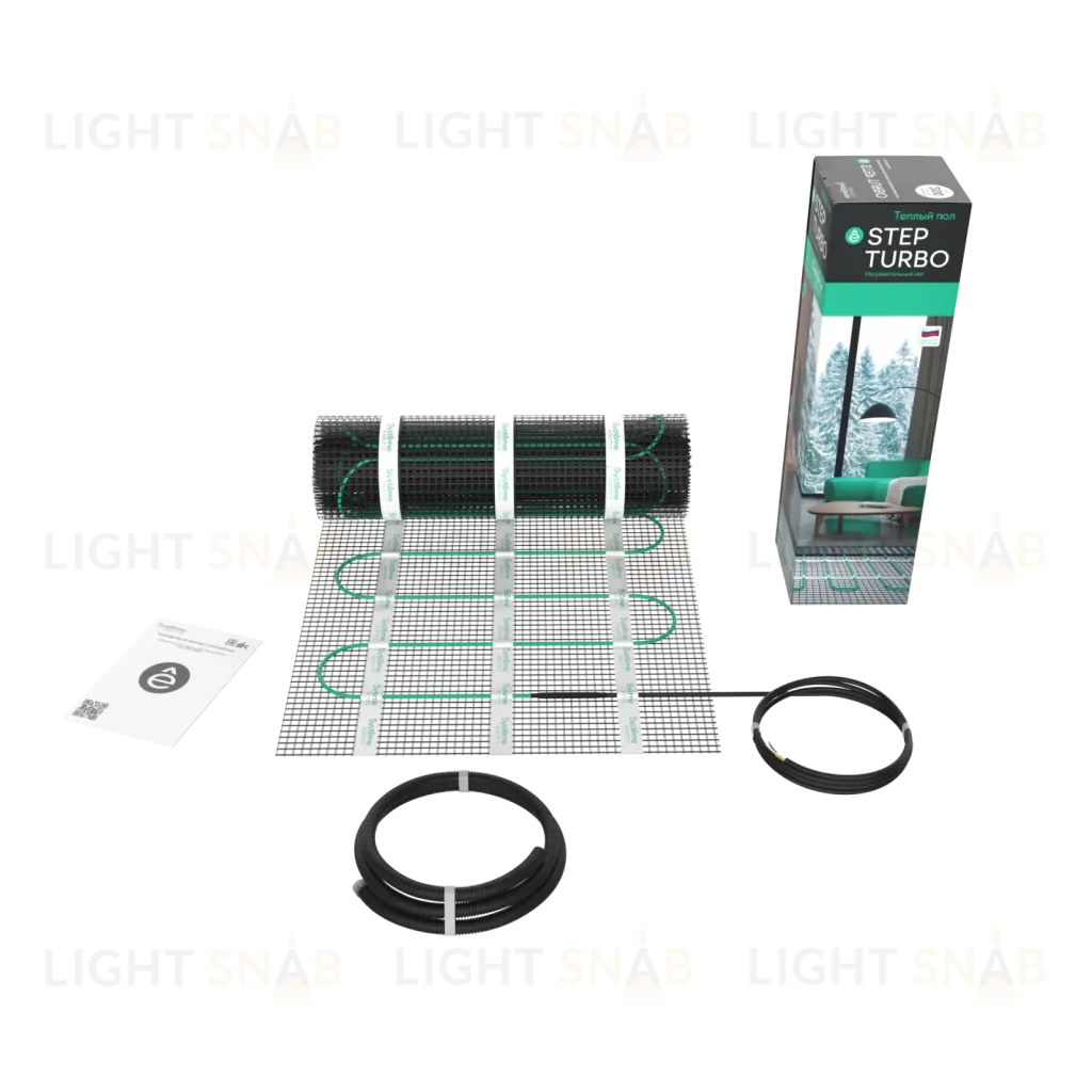 Мат нагревательный 200 Вт/м2, 800 Вт, 4 м2 Systeme Electric Step Turbo STM200040 STM200040