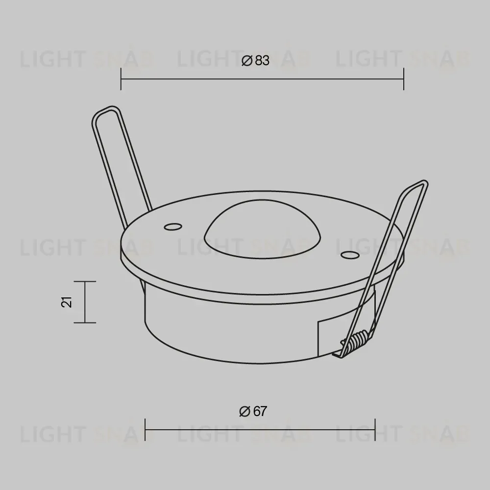 Датчики движения и освещенности Maytoni Lighting control 727001 727001