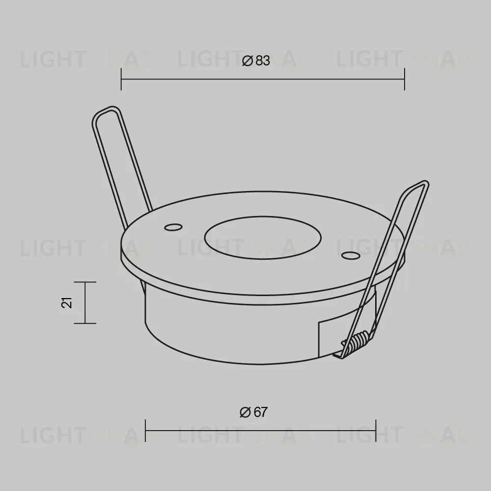 Датчик присутствия Maytoni Lighting control 727002 727002