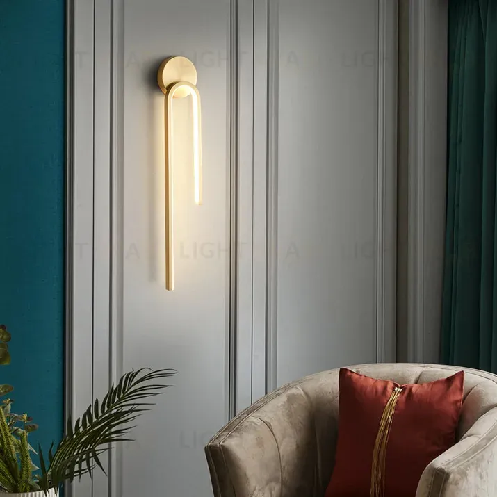 Настенный светильник Imperiumloft Wiki Wall Brass 227112-23 227112-23