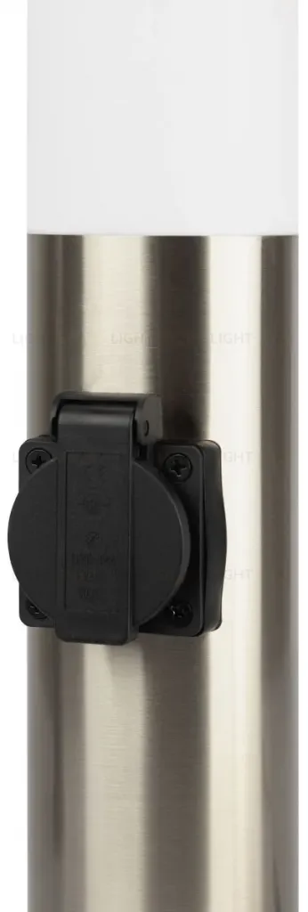 Ландшафтный светильник ЭРА Беллона GBF-103-1-SL-0450 230В Е27 IP54 серебро с розеткой Б0071045 Б0071045