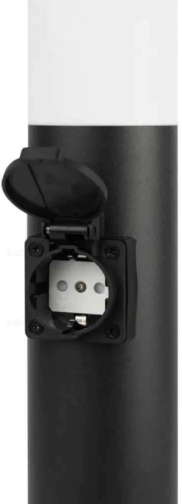 Ландшафтный светильник ЭРА Беллона GBF-103-1-BL-0450 230В Е27 IP54 черный с розеткой Б0071047 Б0071047