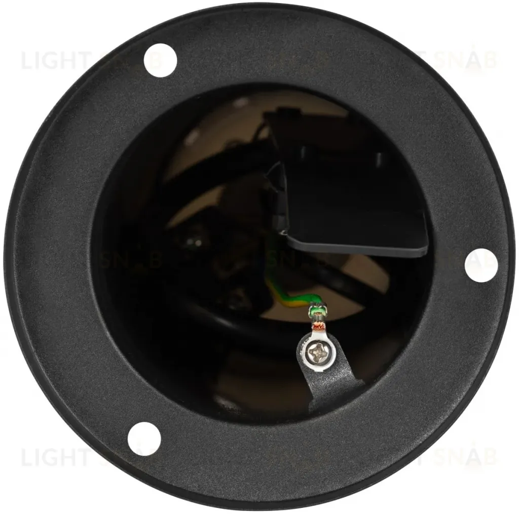 Ландшафтный светильник ЭРА Беллона GBF-103-1-BL-0450 230В Е27 IP54 черный с розеткой Б0071047 Б0071047