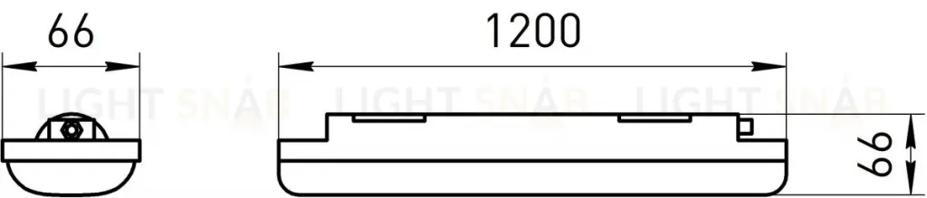 Линейный светильник ЭРА SPP-211-0-65K-048 48Вт 6500К IP65 1200 Б0069205 Б0069205