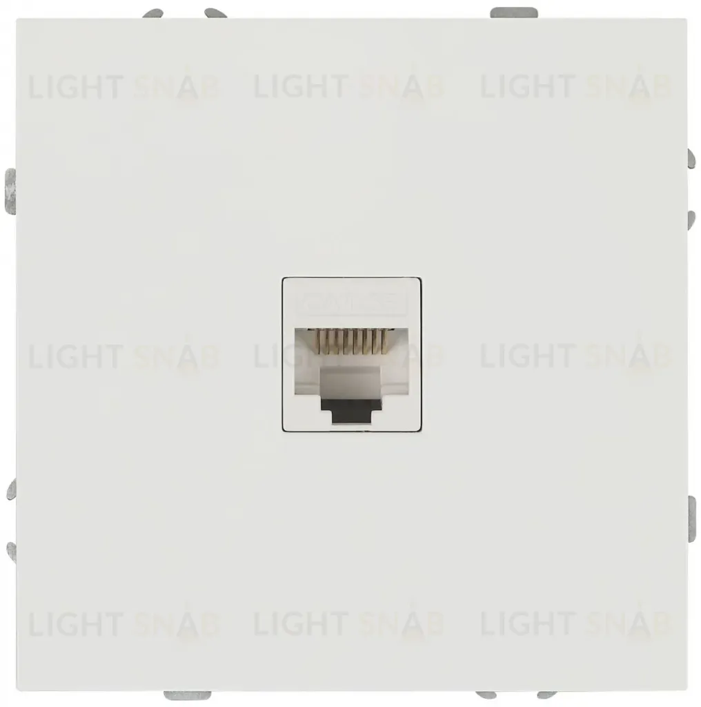 Розетка ЭРА Galaxy 15-3107-01 информационная RJ45 IP20 белый Б0070735 Б0070735