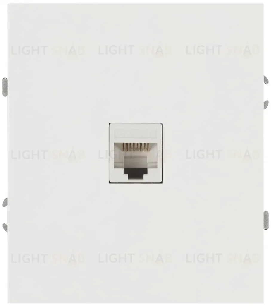 Розетка ЭРА Arktik 16-3107-01 информационная RJ45 белый Б0070474 Б0070474