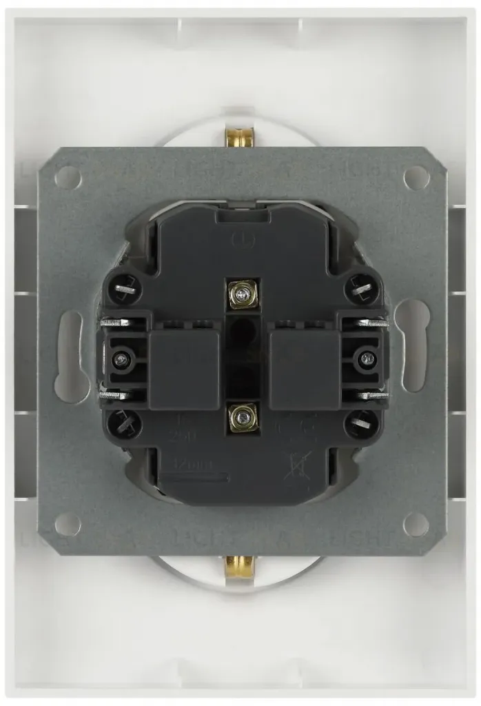Розетка ЭРА Arktik 16-2107-01 без заземления двойная 2X2P 16А-250В белый Б0071681 Б0071681