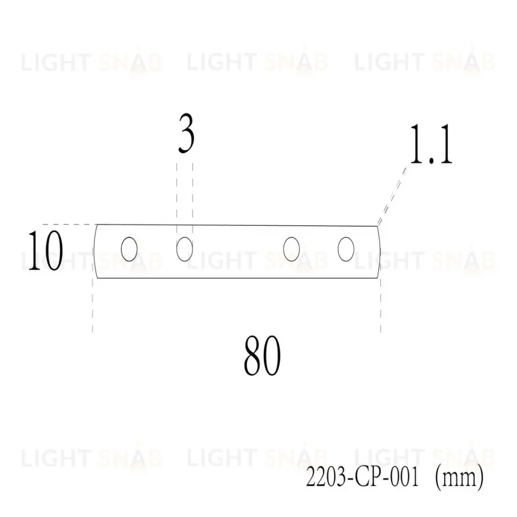 Линейный коннектор для соединения треков по прямой Favourite Practica 2203-CP-001 2203-CP-001