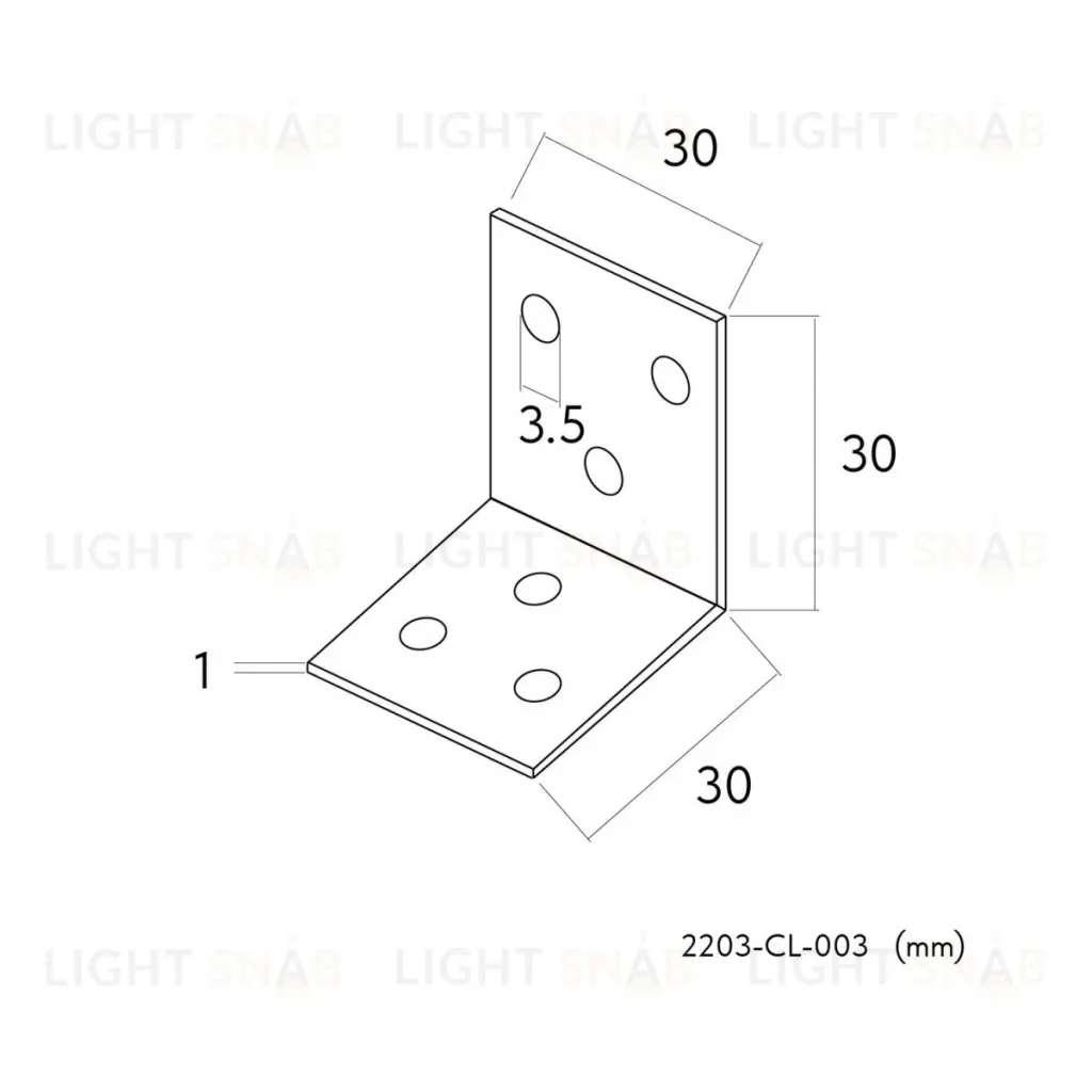 Угол монтажный Favourite Practica 2203-CL-003 2203-CL-003