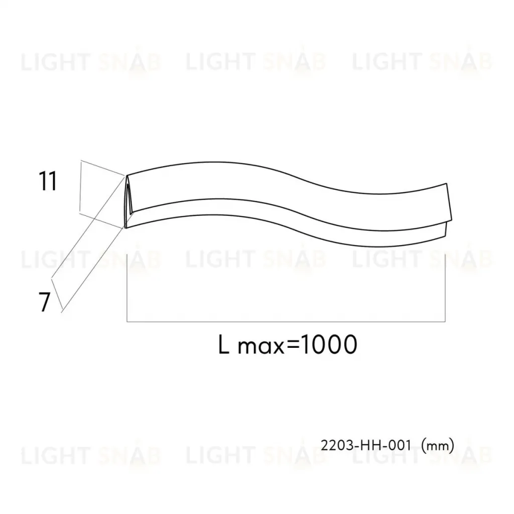 Гарпун для натяжного потолка Favourite Practica 2203-HH-001 2203-HH-001