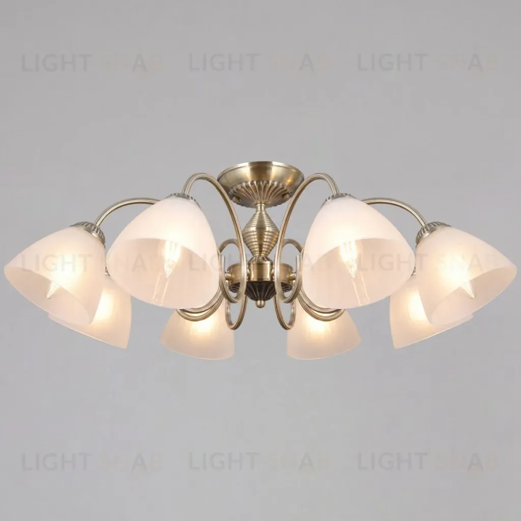 Потолочная люстра Illumico IL0897-8CSQ-26 AB ELITE IL0897-8CSQ-26 AB ELITE
