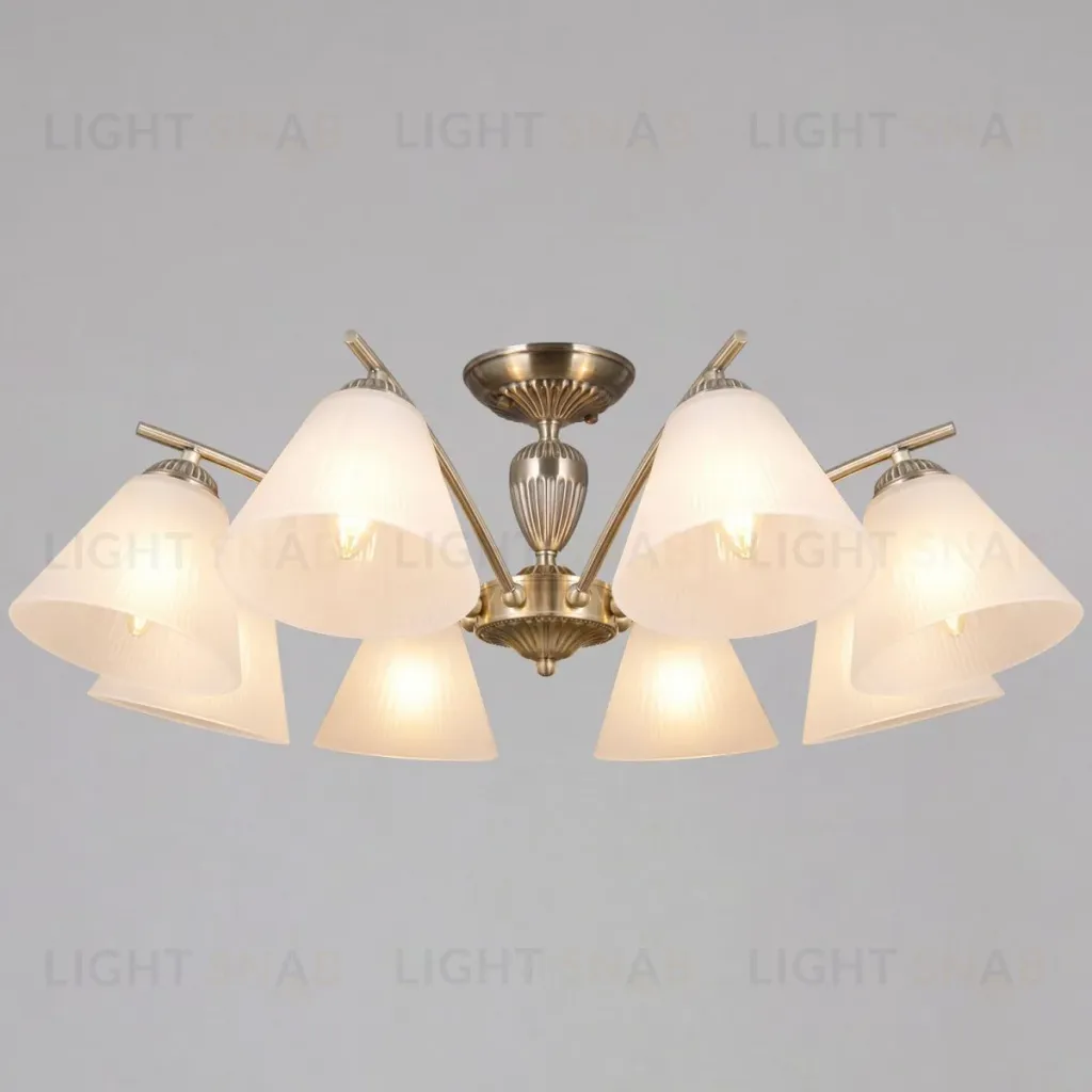 Потолочная люстра Illumico IL0900-8CSQ-26 AB ELITE IL0900-8CSQ-26 AB ELITE