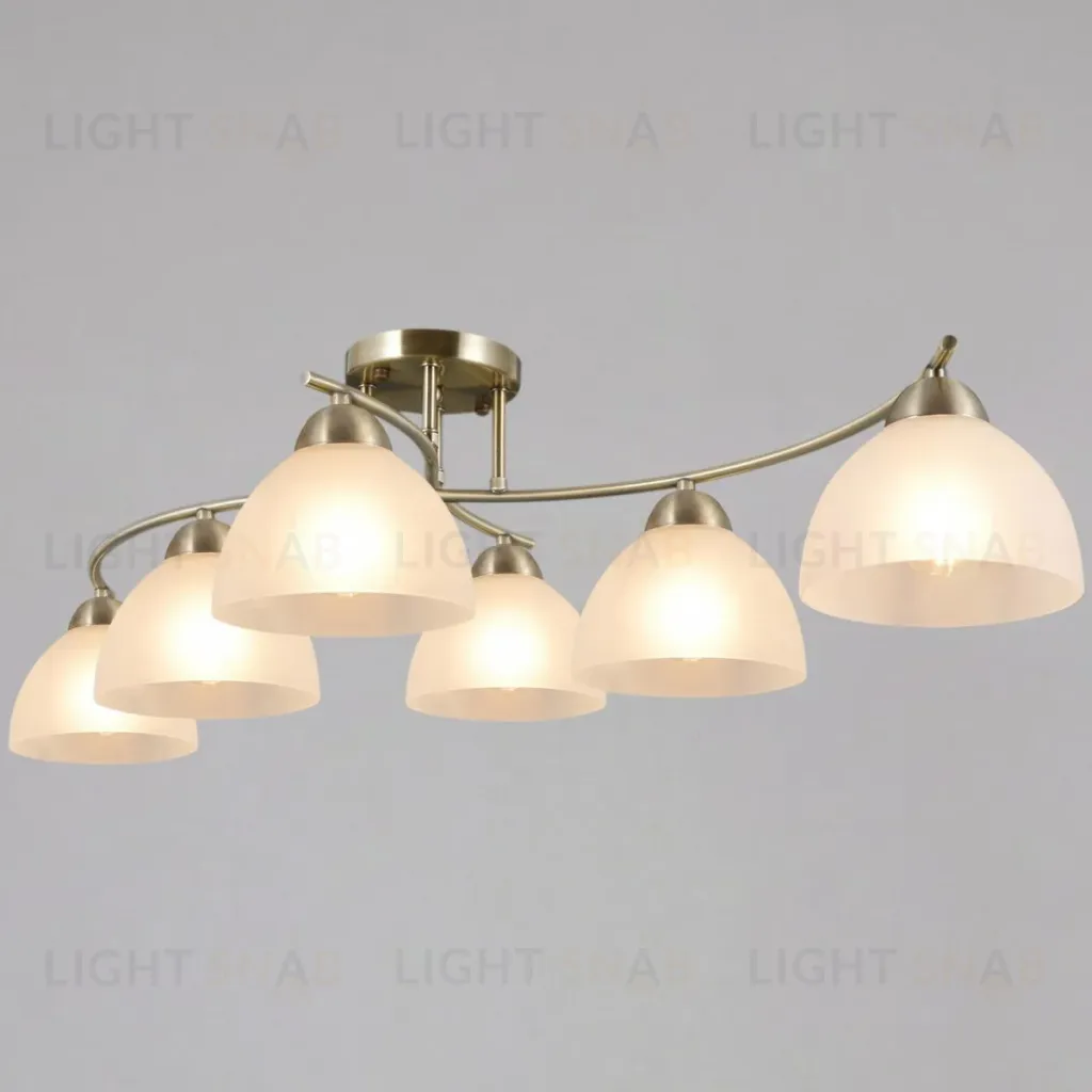 Потолочная люстра Illumico IL0909-6CSQ-26 AB ELITE IL0909-6CSQ-26 AB ELITE