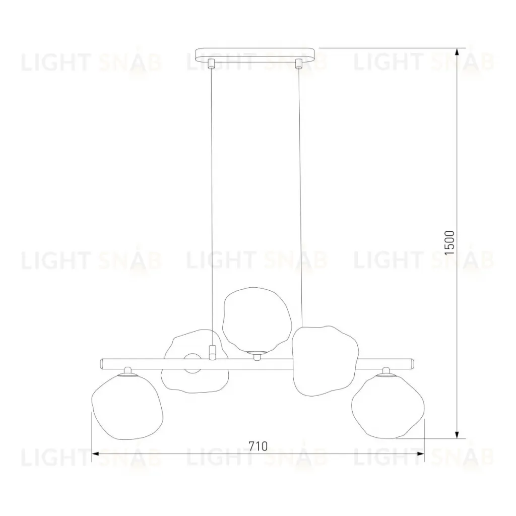 Подвесной светильник TK Lighting 11111 Lava Sabia a071862 11111 Lava Sabia