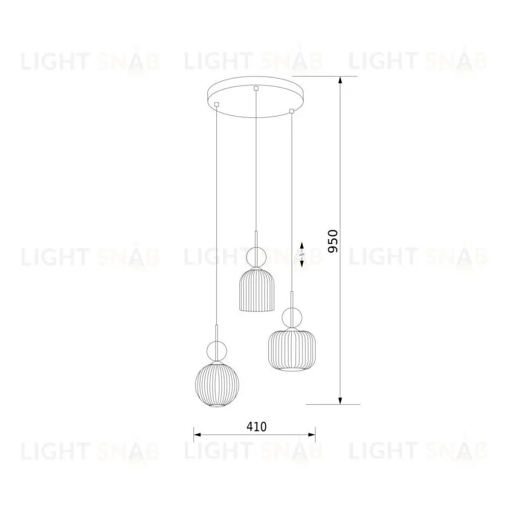 Подвесной светильник TK Lighting 11041 Sophia Cognac a071824 11041 Sophia Cognac