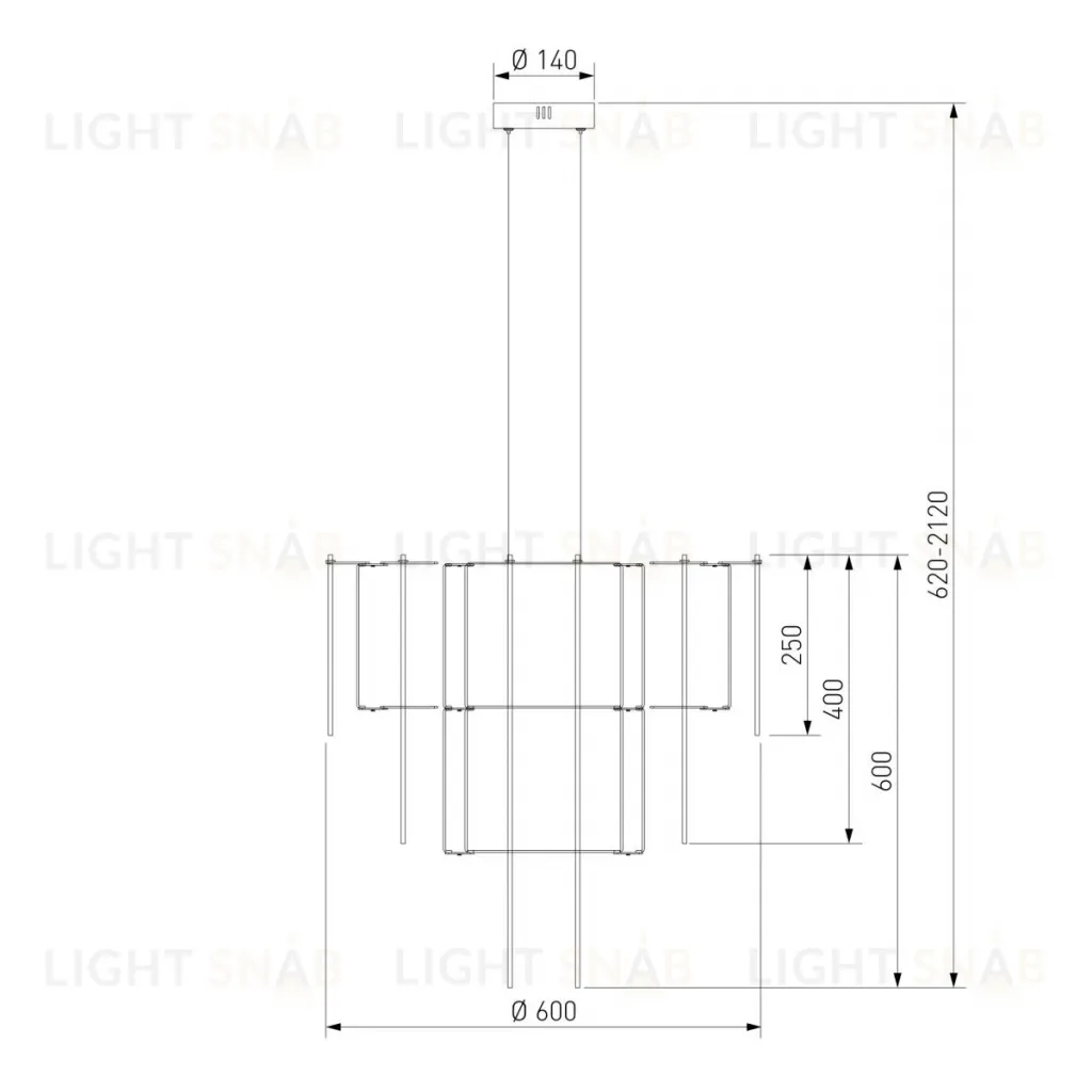 Подвесная люстра Bogate's Queen 91102 LED a072015 91102 LED