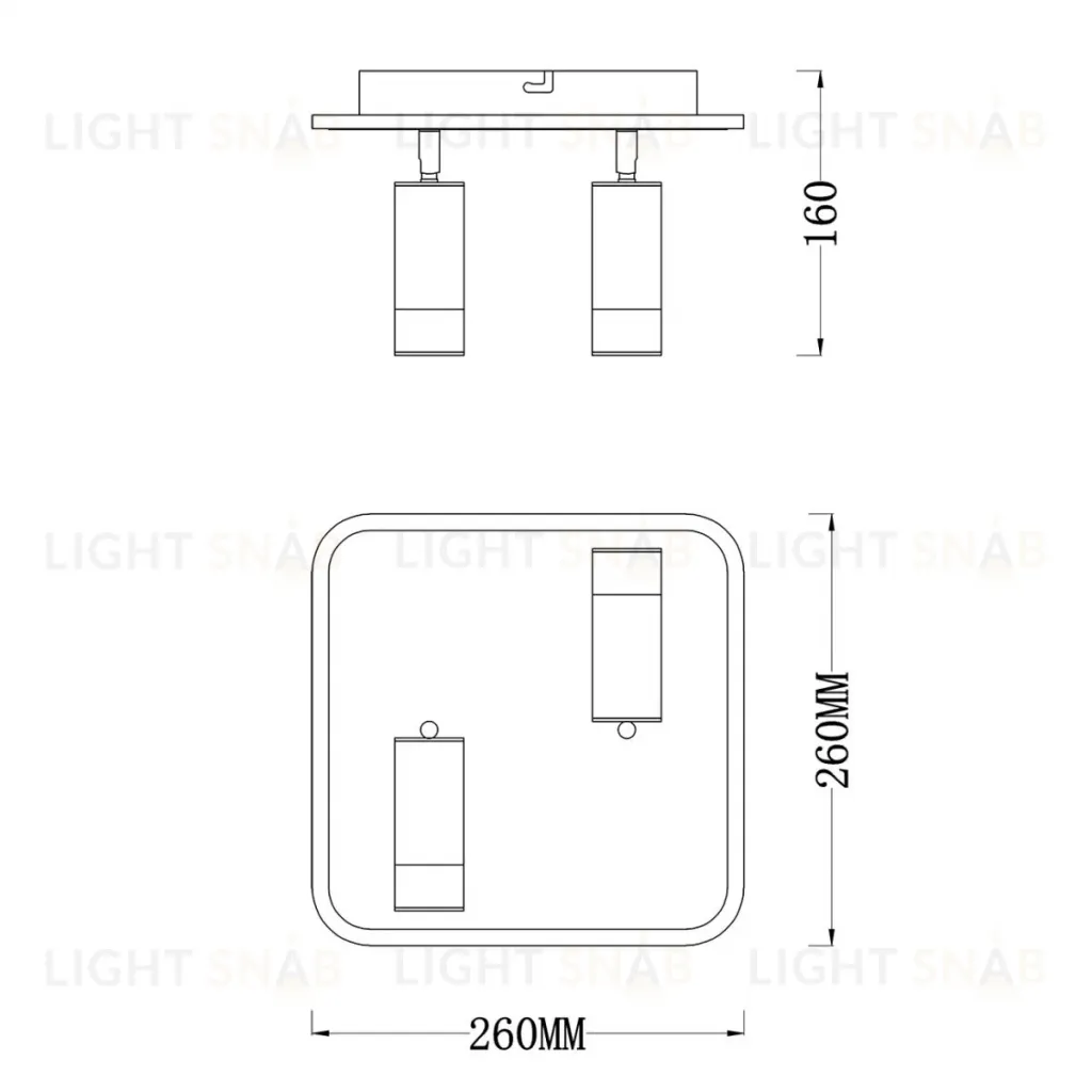 Спот Escada 20024Led 20024SMA/01LED WH 20024SMA/01LED WH
